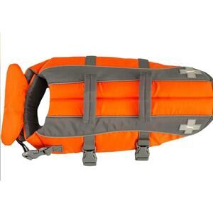 Sz XS TOP PAW Reflective Life Jacket with Chin Support and Grab Strap
